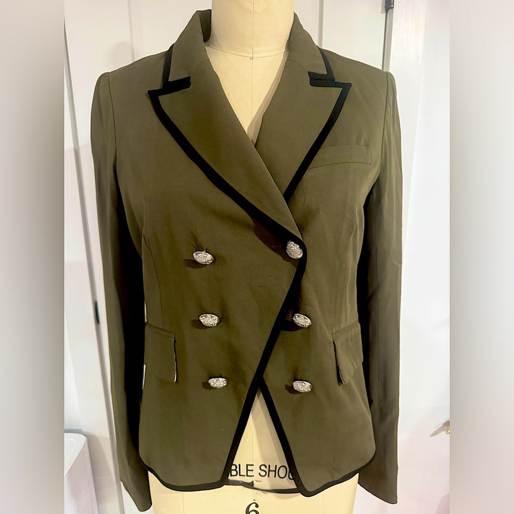 Veronica beard army green jacket